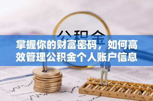 新青掌握你的财富密码，如何高效管理公积金个人账户信息