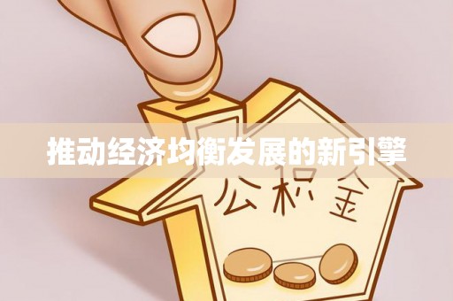 新青推动经济均衡发展的新引擎
